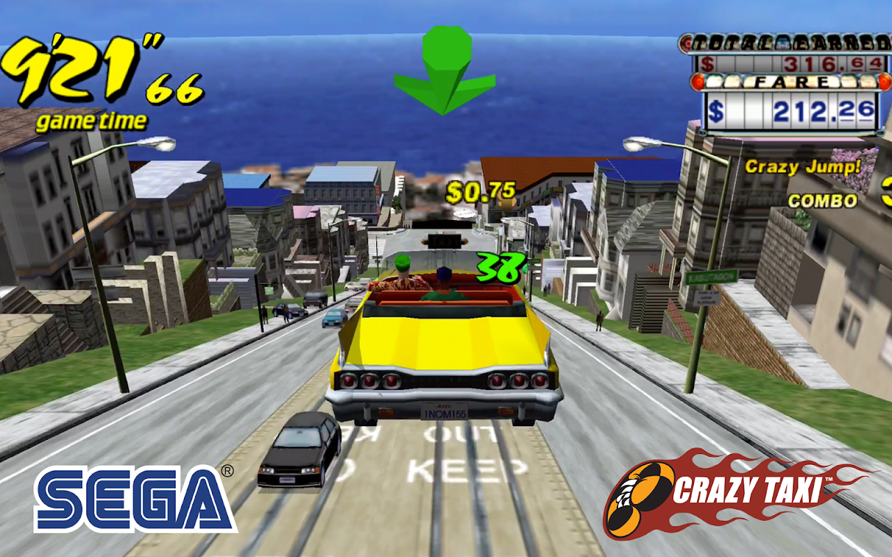 Crazy Taxi on Steam now has original Pizza Hut, KFC and FILA destination  names - thanks to modders